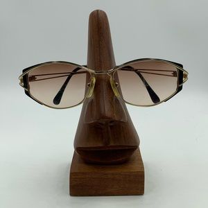 Vintage Eyewares Songstress Gold Oval Sunglasses